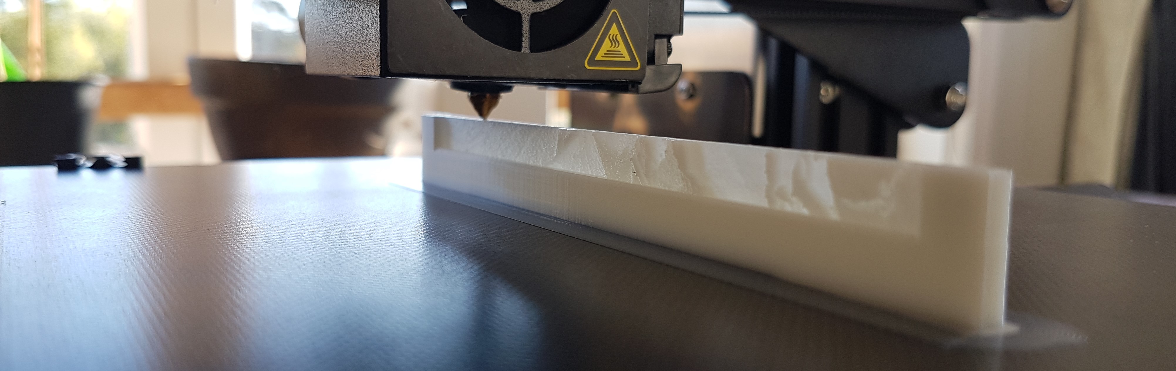 3D Printer printing a Lithophane.