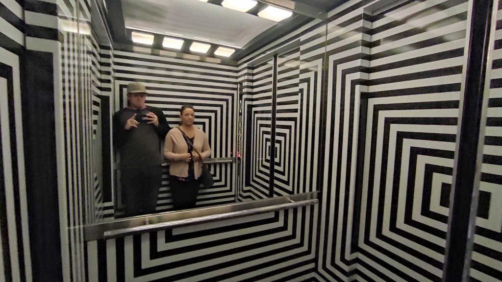 Poor example photo with a busy and cluttered background